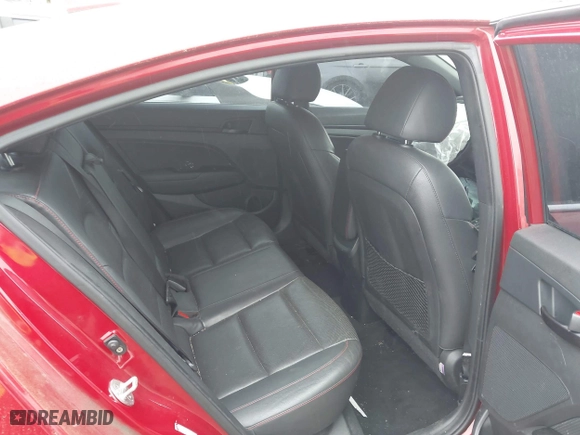 2018 Hyundai Elantra Sport with VIN KMHD04LB3JU498156, listed as a IAAI auction lot 41923602 with 175,000 mi miles. Bid and sale history available at carsss.com. Image 8.
