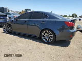 2007 Lexus IS 350 with VIN JTHBE262872008665, listed as a Copart auction lot 65542395 with 127,928 mi miles and Salvage title. Bid and sale history available at DreamBid. Image 2.