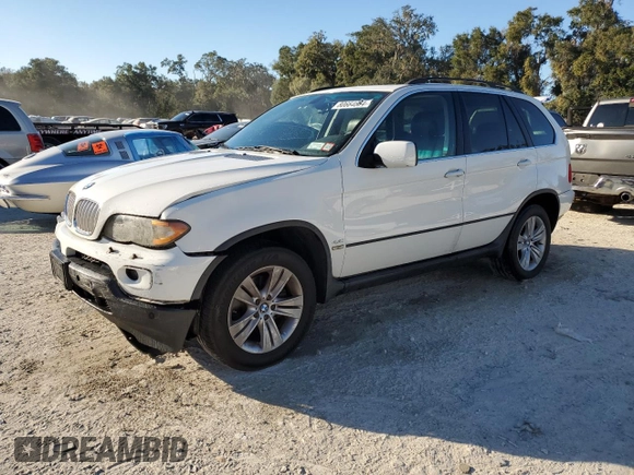 2006 BMW X5 4.4i with VIN 5UXFB53536LV25374, listed as a Copart auction lot 80664864 with 89,897 mi miles and Salvage Title. Bid and sale history available at carsss.com. Image 1.