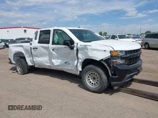 2020 Chevrolet Silverado 1500 Work Truck with VIN 3GCUYAEF9LG343080, listed as a IAAI auction lot 41802134 with 25,976 mi miles and . Bid and sale history available at DreamBid. Image 1.