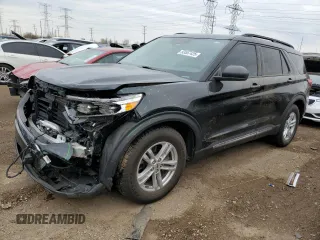 2020 Ford Explorer XLT z VIN 1FMSK8DH1LGC78785, wystawiony jako Copart lot #53557425 z przebiegiem 49 934 mil mil oraz Szkoda całkowita • Salvage title. Historia ofert i sprzedaży dostępna na DreamBid. Obrazek 1.
