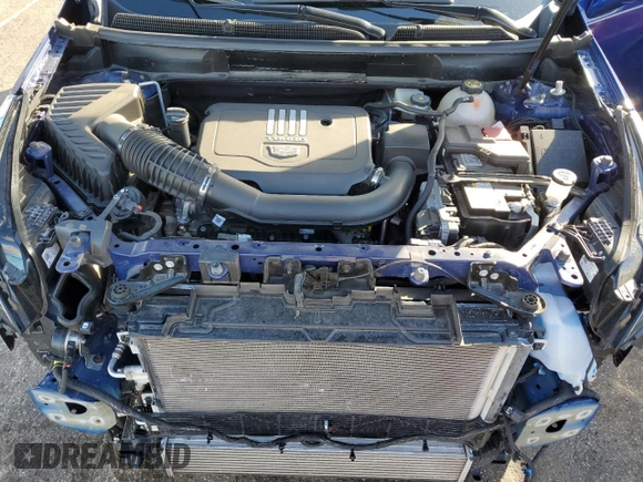 2023 Cadillac XT5 AWD Premium Luxury with VIN 1GYKNDR49PZ135890, listed as a Copart auction lot 79808584 with 21,708 mi miles and Salvage Title. Bid and sale history available at DreamBid. Image 12.