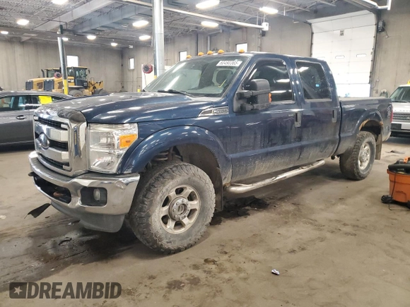 2013 Ford F-250 XL with VIN 1FT7W2B64DEB25764, listed as a Copart auction lot 60490365 with 240,846 mi miles and Salvage title. Bid and sale history available at DreamBid. Image 1.