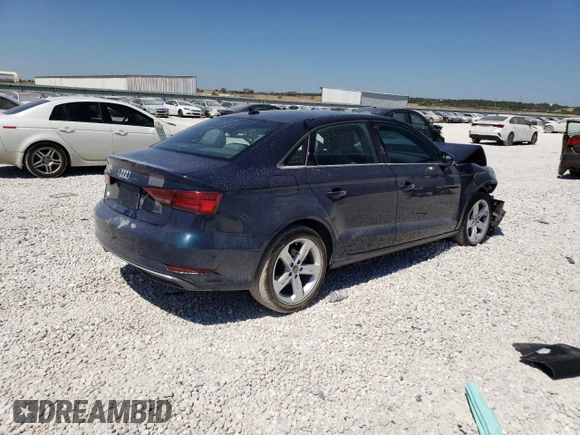 2018 Audi A3 Sedan Premium with VIN WAUAUGFF8J1072411, listed as a Copart auction lot 64515923 with 18,324 mi miles. Bid and sale history available at carsss.com. Image 3.