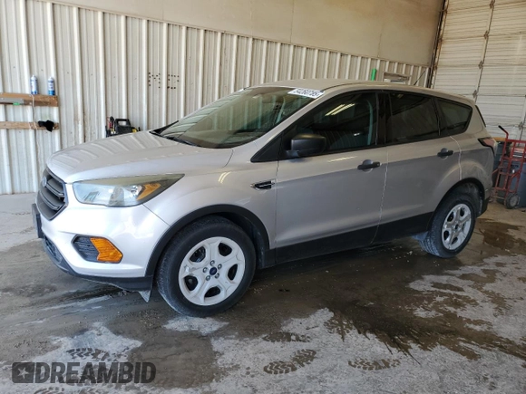 2018 Ford Escape S with VIN 1FMCU0F7XJUA09302, listed as a Copart auction lot 54260785 with 104,197 mi miles and Clean title. Bid and sale history available at DreamBid. Image 1.
