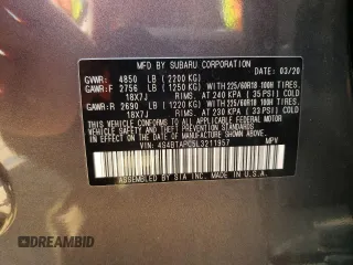 2020 Subaru Outback Touring z VIN 4S4BTAPC5L3211957, wystawiony jako Copart lot #63934715 z przebiegiem 98 925 mil mil oraz Szkoda całkowita • Salvage title. Historia ofert i sprzedaży dostępna na DreamBid. Obrazek 14.