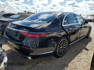 2021 Mercedes-Benz S 580 with VIN W1K6G7GB8MA043349, listed as a Copart auction lot 65180302 with 5,907 mi miles and . Bid and sale history available at DreamBid. Image 4.