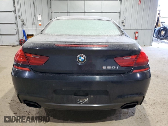 2012 BMW 6 Series 650i xDrive with VIN WBALX5C55CC893991, listed as a Copart auction lot 82749384 with 174,757 mi miles and Clean Title. Bid and sale history available at DreamBid. Image 6.