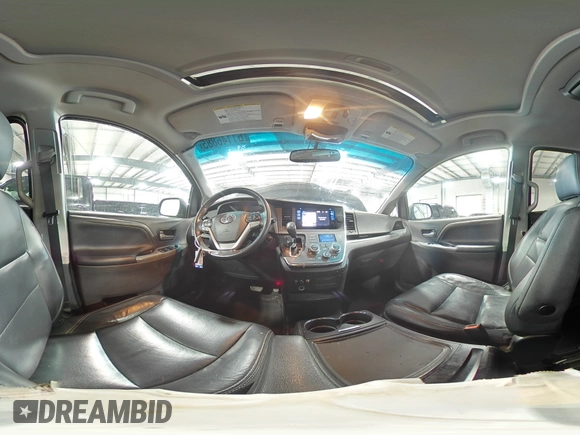 2017 Toyota Sienna SE with VIN 5TDXZ3DC2HS868309, listed as a Copart auction lot 61146885 with 108,510 mi miles and Salvage title. Bid and sale history available at DreamBid. Image 16.