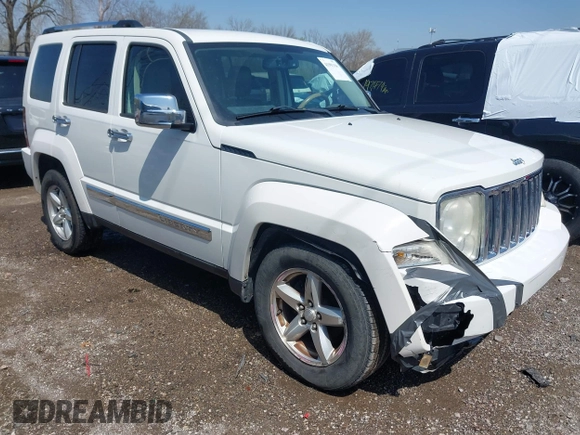 2008 Jeep Liberty Limited with VIN 1J8GN58K08W158293, listed as a IAAI auction lot 41991196 with 183,329 mi miles and . Bid and sale history available at carsss.com. Image 1.
