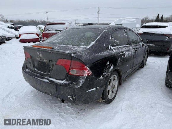 2008 Honda Civic LX with VIN 2HGFA165X8H105170, listed as a Copart auction lot 43953245 with 332,184 mi miles and Salvage Title. Bid and sale history available at DreamBid. Image 3.