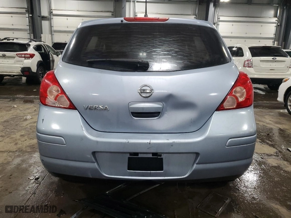 2010 Nissan Versa 1.8 S with VIN 3N1BC1CP9AL380848, listed as a Copart auction lot 45188875 with 198,020 mi miles and Salvage Title. Bid and sale history available at carsss.com. Image 6.