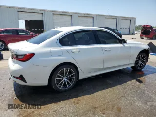 2021 BMW 3 Series 330i xDrive with VIN 3MW5R7J01M8B48136, listed as a Copart auction lot 52376245 with 47,411 mi miles and Salvage Title. Bid and sale history available at carsss.com. Image 3.