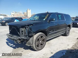 2015 GMC Yukon XL Denali with VIN 1GKS1JKJ7FR578493, listed as a Copart auction lot 46053095 with 241,779 mi miles and Salvage Title. Bid and sale history available at carsss.com. Image 1.