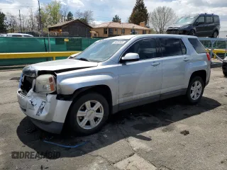 2014 GMC Terrain SLE z VIN 2GKALMEK7E6345445, wystawiony jako Copart lot #55395905 z przebiegiem 123 488 mil mil oraz Szkoda całkowita • Salvage title. Historia ofert i sprzedaży dostępna na DreamBid. Obrazek 1.
