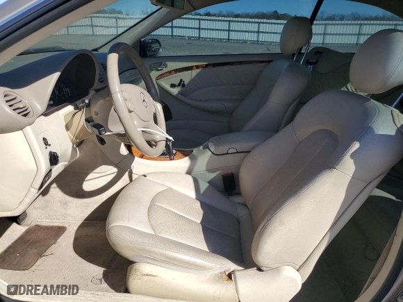 2003 Mercedes-Benz CLK-Class 3.2L with VIN WDBTJ65J83F024142, listed as a Copart auction lot 48841485 with 151,226 mi miles and Clean Title. Bid and sale history available at carsss.com. Image 7.