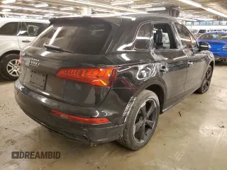 2020 Audi SQ5 Premium Plus with VIN WA1B4AFY6L2113888, listed as a Copart auction lot 60945124 with Not Provided miles and Salvage Title. Bid and sale history available at DreamBid. Image 3.