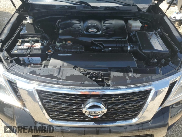 2019 Nissan Armada SV with VIN JN8AY2NC6K9588193, listed as a Copart auction lot 73824174 with Not Provided miles and Non Repairable. Bid and sale history available at carsss.com. Image 12.