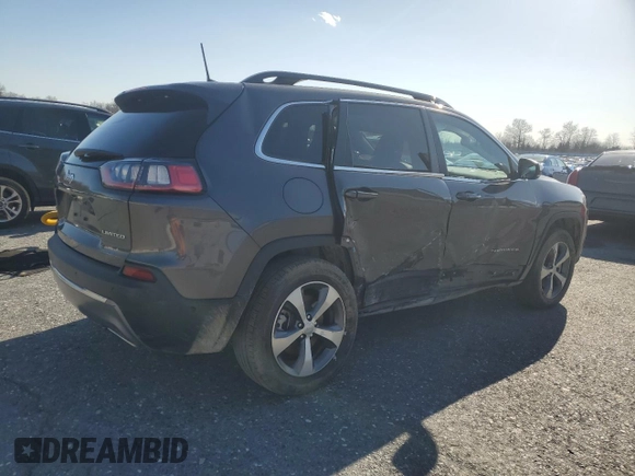 2022 Jeep Cherokee Limited with VIN 1C4PJMDX1ND508133, listed as a Copart auction lot 48487355 with 88,879 mi miles and Salvage Title. Bid and sale history available at DreamBid. Image 3.