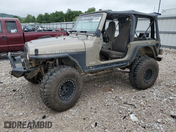 2004 Jeep Wrangler Rubicon with VIN 1J4FA69S94P774219, listed as a Copart auction lot 62806594 with 121,819 mi miles and Salvage Title. Bid and sale history available at carsss.com. Image 1.