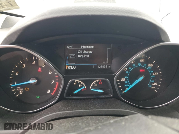 2014 Ford Escape Titanium with VIN 1FMCU9J90EUC89590, listed as a Copart auction lot 43985065 with 128,878 mi miles and Salvage Title. Bid and sale history available at carsss.com. Image 9.