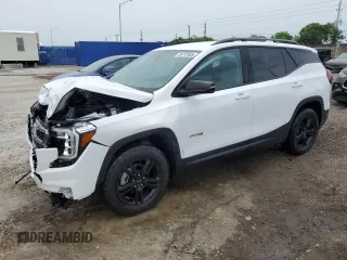 2023 GMC Terrain AT4 z VIN 3GKALYEG0PL252574, wystawiony jako Copart lot #59772585 z przebiegiem 51 470 mil mil oraz Nie do naprawy • Non repairable. Historia ofert i sprzedaży dostępna na DreamBid. Obrazek 1.