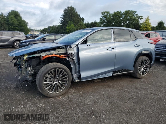 2023 Lexus RZ with VIN JTJAAAAB0PA011699, listed as a Copart auction lot 65108714 with 12,365 mi miles and Salvage Title. Bid and sale history available at carsss.com. Image 1.