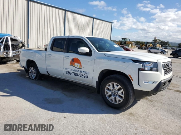 2024 Nissan Frontier SV with VIN 1N6ED1FK2RN657923, listed as a Copart auction lot 84277234 with 9,165 mi miles and Non repairable. Bid and sale history available at DreamBid. Image 4.