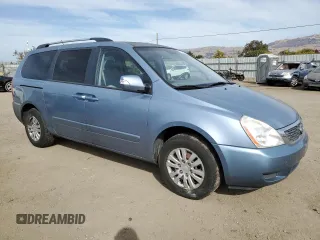 2012 Kia Sedona LX with VIN KNDMG4C7XC6418645, listed as a Copart auction lot 79535074 with 130,023 mi miles and Salvage Title. Bid and sale history available at carsss.com. Image 4.