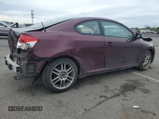 2007 Scion tC Spec with VIN JTKDE177X70202844, listed as a Copart auction lot 51655225 with 162,874 mi miles and Salvage Title. Bid and sale history available at carsss.com. Image 3.