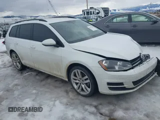 2015 Volkswagen Golf SportWagen TDI SE with VIN 3VWCA7AU0FM506614, listed as a IAAI auction lot 41552304 with 119,209 mi miles. Bid and sale history available at carsss.com. Image 1.