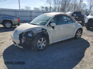 2006 Volkswagen Beetle z VIN 3VWRF31Y36M312733, wystawiony jako Copart lot #44511205 z przebiegiem 52 902 mil mil oraz Szkoda całkowita • Salvage title. Historia ofert i sprzedaży dostępna na DreamBid. Obrazek 1.