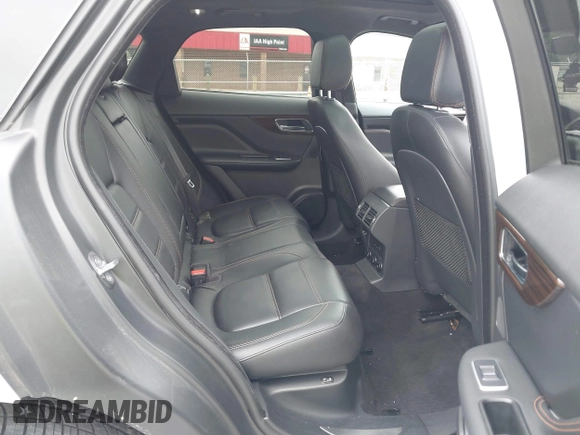 2019 Jaguar F-Pace 25t Prestige with VIN SADCK2GX3KA602396, listed as a IAAI auction lot 42377936 with 58,274 mi miles and . Bid and sale history available at DreamBid. Image 8.