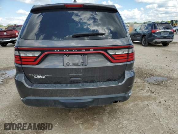2017 Dodge Durango SXT with VIN 1C4RDHAGXHC936448, listed as a Copart auction lot 54899925 with 118,963 mi miles and Clean title. Bid and sale history available at DreamBid. Image 6.
