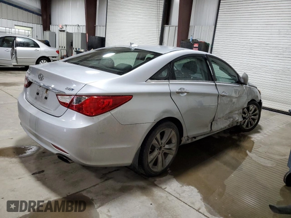 2012 Hyundai Sonata SE with VIN 5NPEC4AB4CH468759, listed as a Copart auction lot 46638145 with 111,375 mi miles and Salvage Title. Bid and sale history available at carsss.com. Image 3.