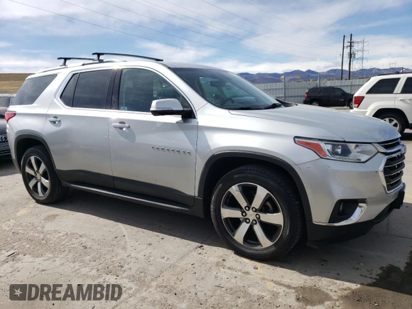 2018 Chevrolet Traverse LT Leather with VIN 1GNEVHKW8JJ204328, listed as a Copart auction lot 49344265 with 82,883 mi miles and Salvage Title. Bid and sale history available at carsss.com. Image 4.