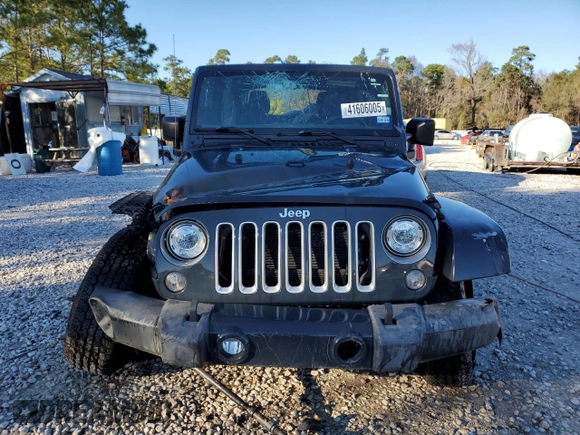 2018 Jeep Wrangler JK Unlimited Sahara with VIN 1C4HJWEG8JL804166, listed as a Copart auction lot 41606005 with 88,345 mi miles and Salvage Title. Bid and sale history available at carsss.com. Image 5.
