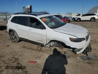 2022 Jeep Cherokee Limited with VIN 1C4PJMDX4ND540610, listed as a Copart auction lot 41840335 with 53,106 mi miles and Salvage Title. Bid and sale history available at DreamBid. Image 4.