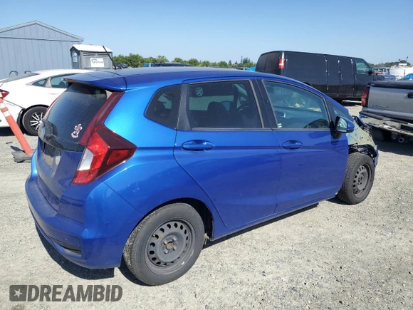 2019 Honda Fit LX with VIN 3HGGK5H45KM728878, listed as a Copart auction lot 57630825 with 94,154 mi miles and Salvage title. Bid and sale history available at DreamBid. Image 3.