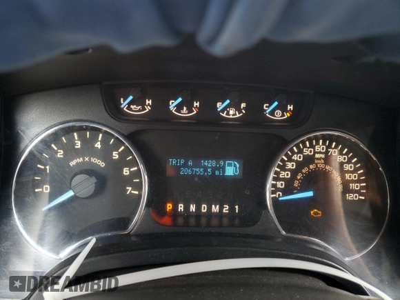 2011 Ford F-150 XL with VIN 1FTFX1EF6BFA23355, listed as a Copart auction lot 49699525 with 206,755 mi miles and Clean Title. Bid and sale history available at DreamBid. Image 9.