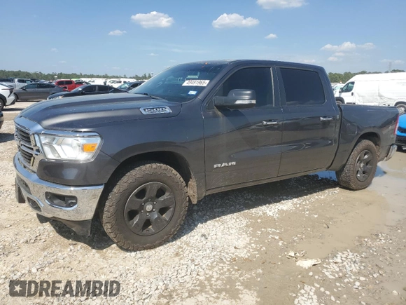 2019 Ram 1500 Big Horn/Lone Star with VIN 1C6SRFFT7KN668488, listed as a Copart auction lot 49491965 with 118,440 mi miles and Salvage Title. Bid and sale history available at carsss.com. Image 1.