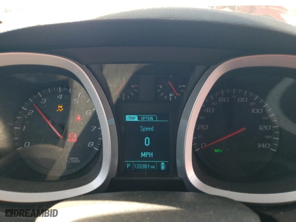 2017 Chevrolet Equinox LT with VIN 2GNFLFEK4H6124362, listed as a Copart auction lot 50908325 with 120,361 mi miles and Salvage Title. Bid and sale history available at carsss.com. Image 9.