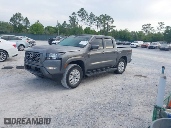 2022 Nissan Frontier SV with VIN 1N6ED1EJ1NN641280, listed as a IAAI auction lot 42097539 with 21,654 mi miles and . Bid and sale history available at DreamBid. Image 18.