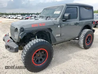 2021 Jeep Wrangler 80th Anniversary with VIN 1C4GJXAN2MW523442, listed as a Copart auction lot 65575775 with 77,393 mi miles and Salvage title. Bid and sale history available at DreamBid. Image 1.
