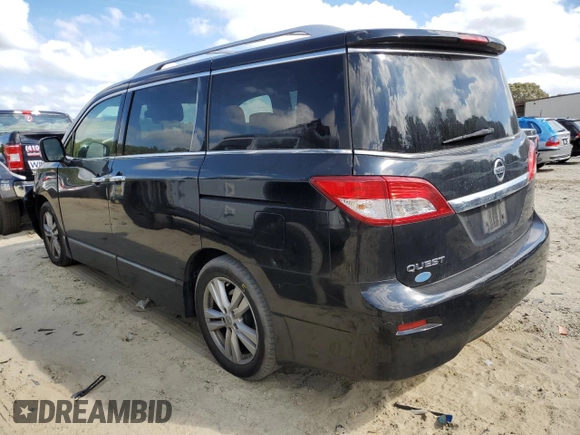 2015 Nissan Quest S with VIN JN8AE2KP0F9133569, listed as a Copart auction lot 62696234 with 150,930 mi miles and Salvage Title. Bid and sale history available at carsss.com. Image 2.