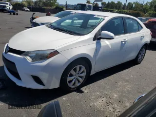 2014 Toyota Corolla L with VIN 2T1BURHE1EC195427, listed as a Copart auction lot 64649015 with 53,325 mi miles and Salvage title. Bid and sale history available at DreamBid. Image 1.