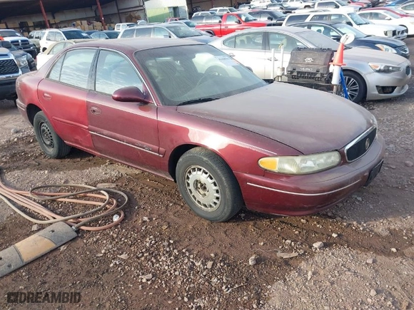 2000 Buick Century Custom with VIN 2G4WS52J8Y1307273, listed as a IAAI auction lot 41668968 with 1 miles. Bid and sale history available at carsss.com. Image 1.