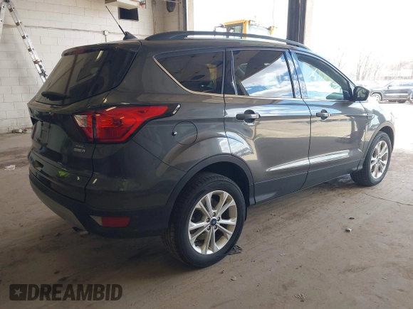 2019 Ford Escape SEL with VIN 1FMCU9HD1KUC04360, listed as a IAAI auction lot 42050815 with 114,741 mi miles. Bid and sale history available at carsss.com. Image 4.