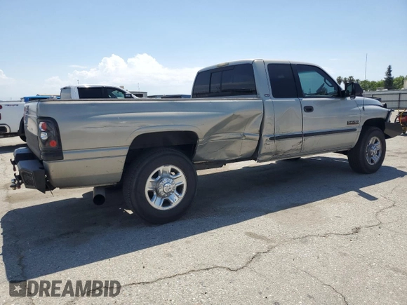 2001 Dodge 2500 with VIN 3B7KC23691G164405, listed as a Copart auction lot 55226025 with 144,428 mi miles and Salvage Title. Bid and sale history available at DreamBid. Image 3.