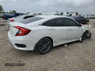 2019 Honda Civic Sedan EX with VIN JHMFC1F30KX008519, listed as a Copart auction lot 51636025 with 42,218 mi miles and Salvage Title. Bid and sale history available at carsss.com. Image 3.